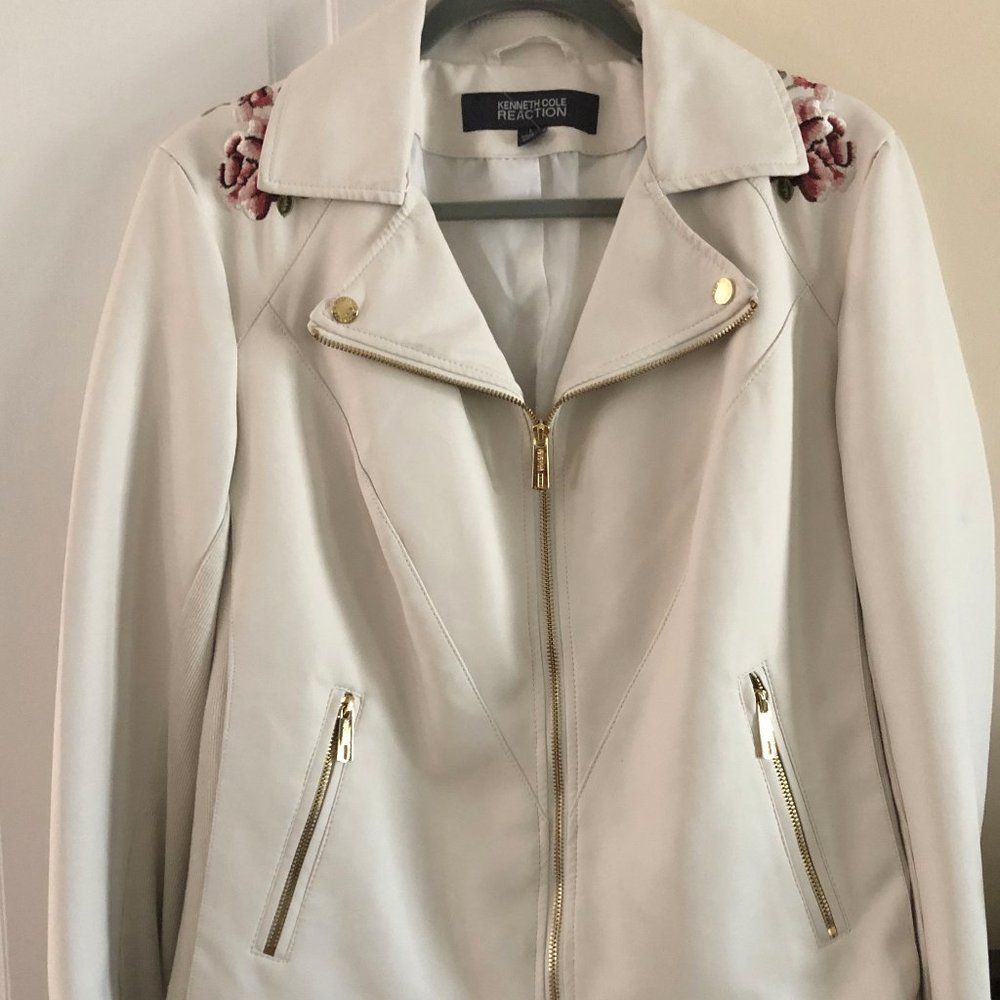 Kenneth Cole Faux Leather Jacket NWT